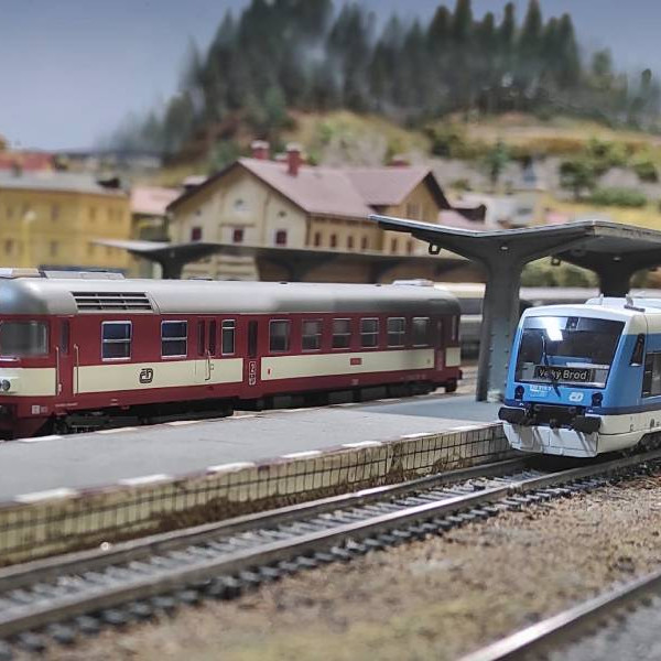 Výstava modelů vláčků v Hradci Králové