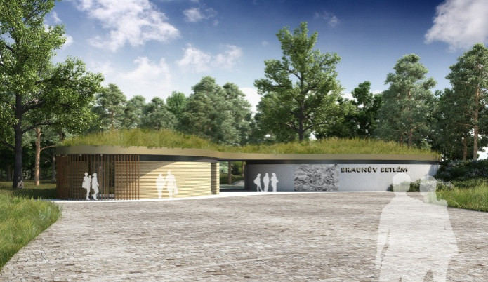 Možná podoba návštěvnického centra, kde bude začínat cesta do Braunova Betléma.