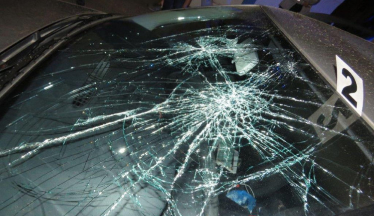 Rozbité čelní sklo