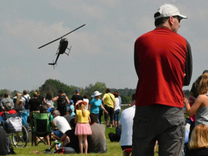 Helicopter show a Rally show