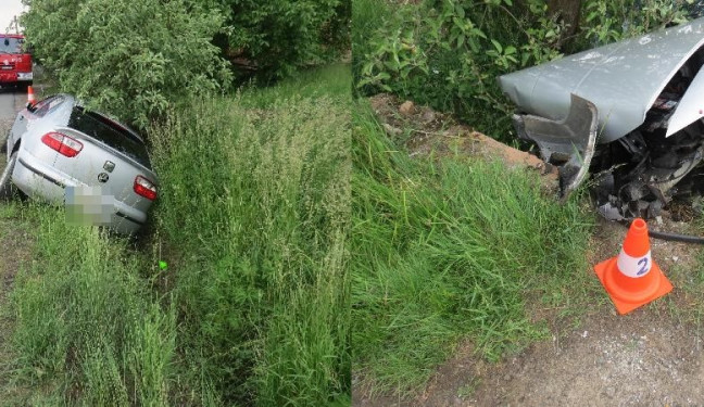 Nehoda u obce Butoves