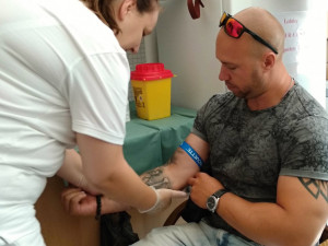 Více než osm desítek policistů se nechalo zapsat do Českého registru dárců krvetvorných buněk