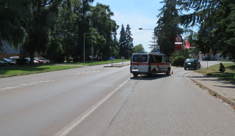 Nehoda v Náchodské ulici