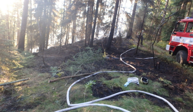 Likvidace požáru 26. 7. 2018