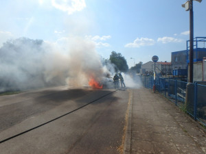 Požár v Černíkovicích na Rychnovsku