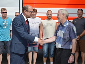 Dobrovolný hasič Pavel Macháček získal Pamětní medaili hejtmana Královéhradeckého kraje