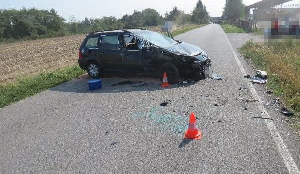 Dopravní nehoda u Žeretic