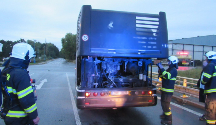 Požár MHD - Březhrad