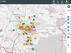 Součástí mapové aplikace města je nově i interaktivní adresář sociálních služeb