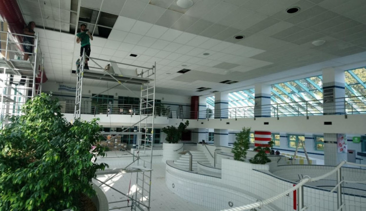Rekonstrukce v Aquacentru