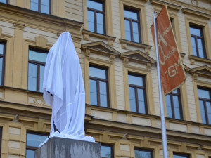 Socha T. G. Masaryka se vrátila do Kostelce, odlila ji umělecká slévárna v Dolní Kalné