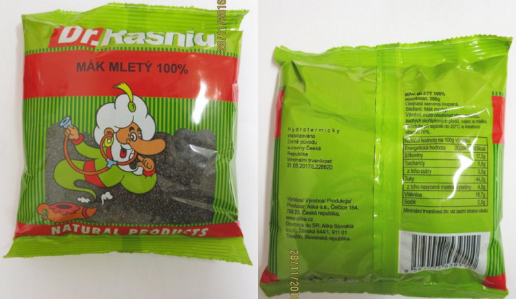 Státní inspekce zjistila v máku z Turecka obrovský obsah pesticidů. Zablokovala 22 tun surovin