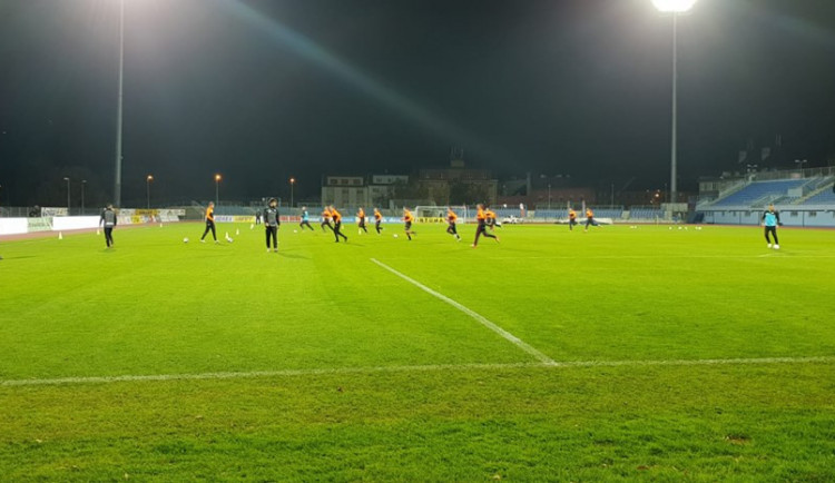 Předzápasová rozcvička