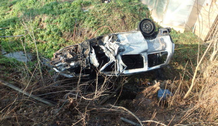 Požár v Horní Brusnici