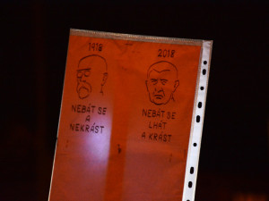 FOTO: Stovky lidí v Hradci požadovaly demisi premiéra Andreje Babiše
