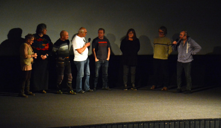 Do kina Bio Central přijel režisér Bohdan Sláma, uvedl tři své filmy. Nechyběla Bába z ledu, která se natáčela i v Hradci