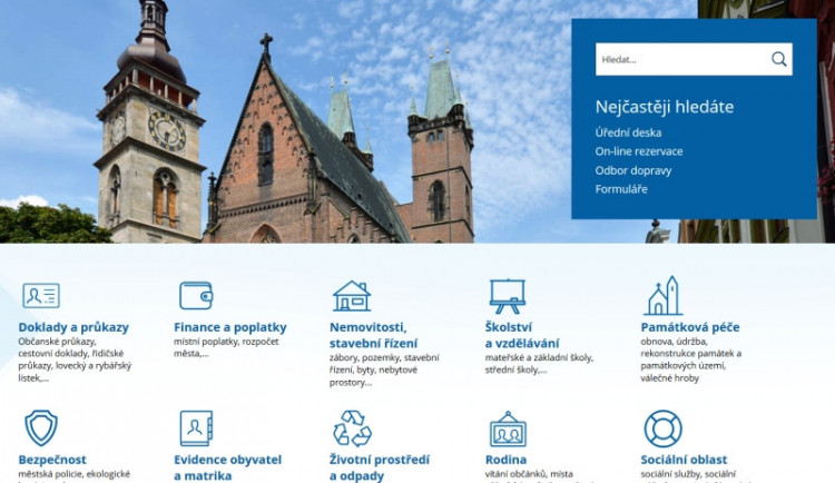 Nový vzhled stránek