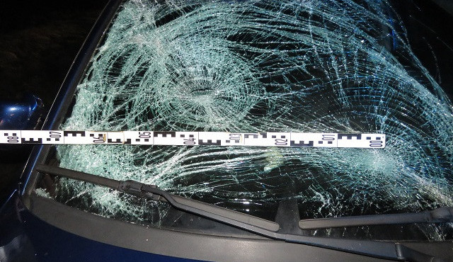 Muž šel po setmění po špatné straně silnice a bez reflexních prvků, srazilo ho auto