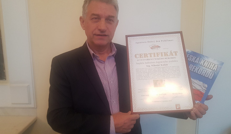 Miloslav Kulich je rekordmanem mezi řediteli dopravních podniků, ve funkci byl přes 30 let