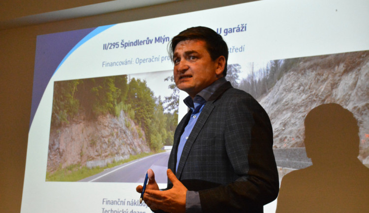 První náměstek hejtmana Martin Červíček odpovědný za oblast dopravy a silničního hospodářství