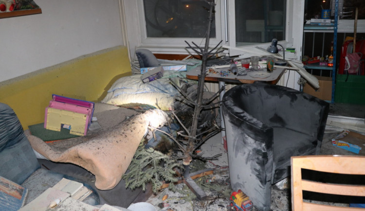 Požár v Třebechovické ulici