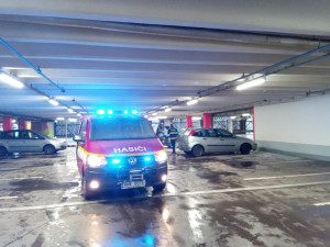 Požár v OC Futurum