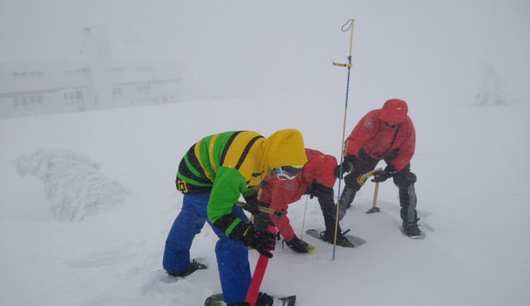 Cvičení v Krkonoších