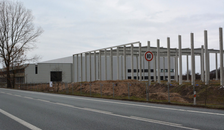 Rozestavěné haly CTP