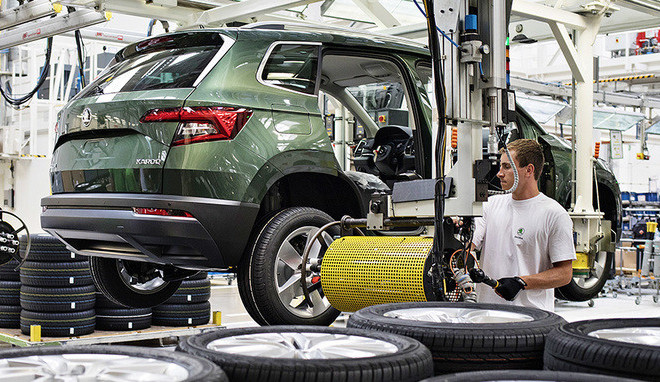 Škoda Auto loni zvedla výrobu v Kvasinách o 5 procent na 310 tisíc aut