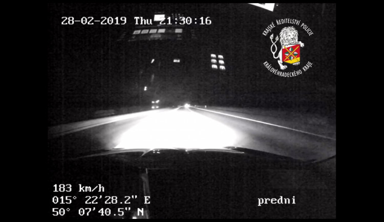 Snímek z policejní kamery