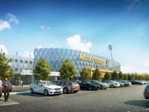 Stavba fotbalového stadionu nabere další zpoždění, navíc bude dražší o 55 milionů korun