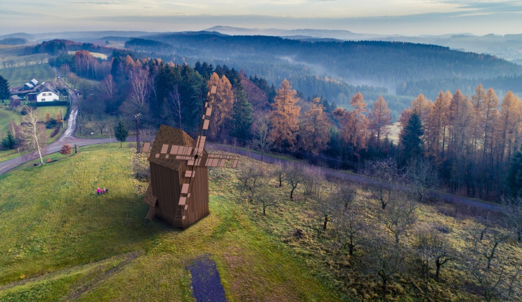 FOTO: Do Borovnice se vrátí větrný mlýn, kdysi jich tam bylo pět