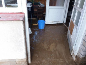 Foto z povodně v Dubenci.