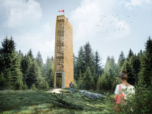 Takhle by měla vypadat nová rozhledna na Velké Deštné