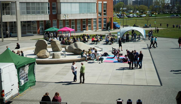 Náměstí Václava Havla bude v kampusu univerzity