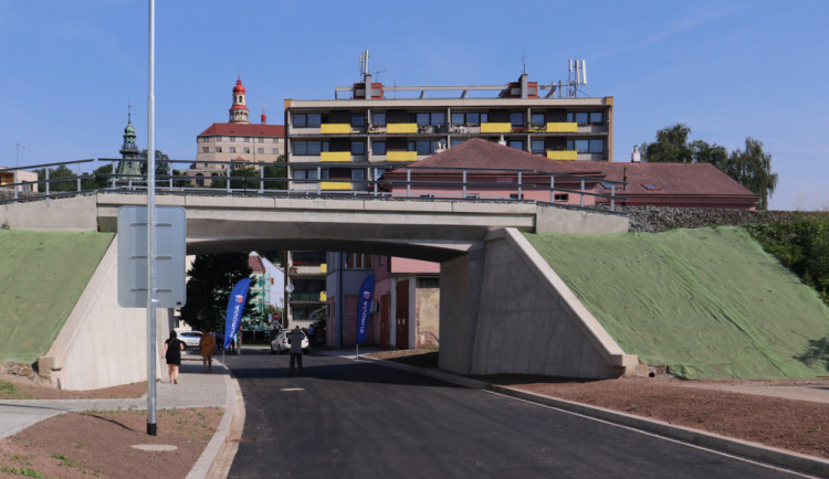 Nový průjezd pod tratí.