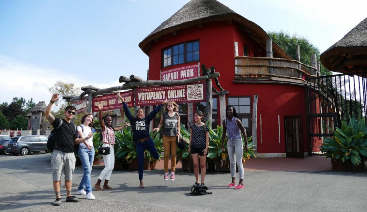 Zahraniční studenti v Hradci.