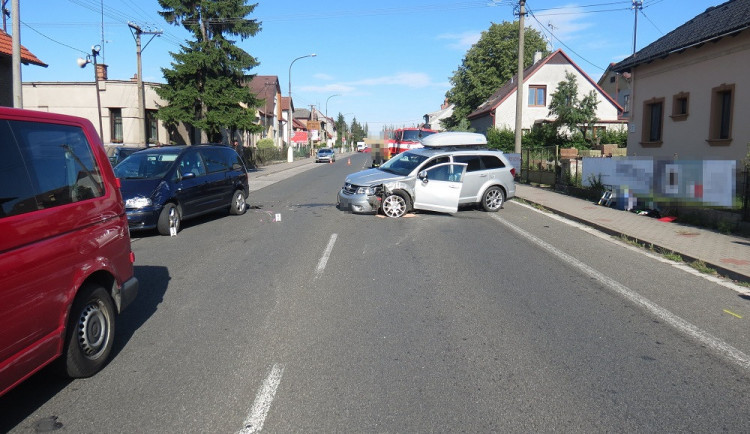 Nehoda v Ostroměři.