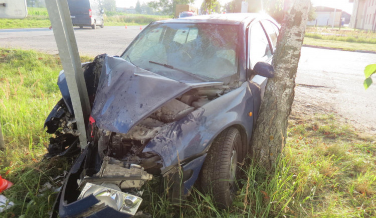 U Budějc boural opilý řidič, zraněni byli čtyři lidé