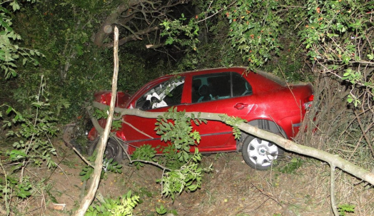 Řidič auto sešrotoval