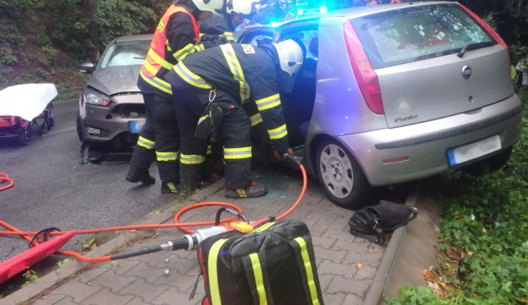 Hasiči na místě zásahu