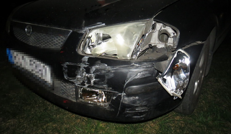 Automobil opilého řidiče. 