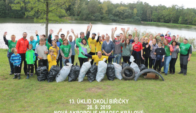 Biřičku uklidilo desítky dobrovolníků