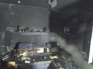 Požár rodinného domu v Kostelci nad Orlicí si vyžádal dva zraněné