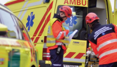 Zásah záchranářů. 