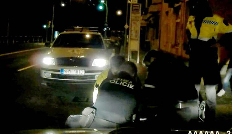 Foto ze zásahu městské policie