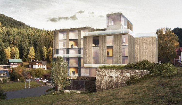 Vizualizace nového hotelu