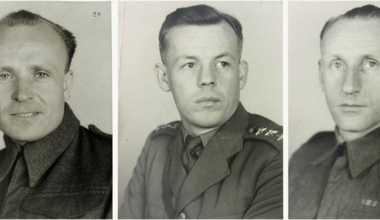 Paradesantní výsadek Barium . Velitel npor. Josef Šandera, radista četař asp. Josef Žižka a šifrant četař Tomáš Býček.