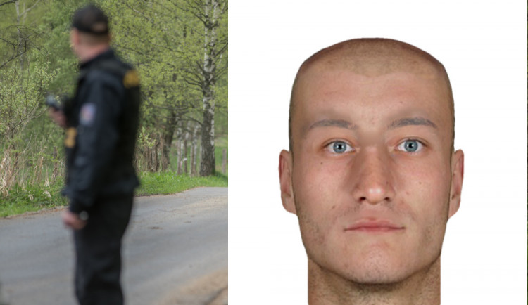 Kriminalisté vyšetřují v Suchém Vrbném násilný trestný čin, pátrají po muži z identikitu