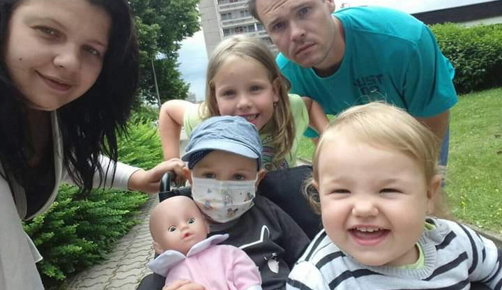 Rodina malé Patrície a dalších dvou dcer